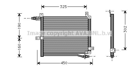 AVA QUALITY COOLING Конденсатор, кондиционер SZ5042